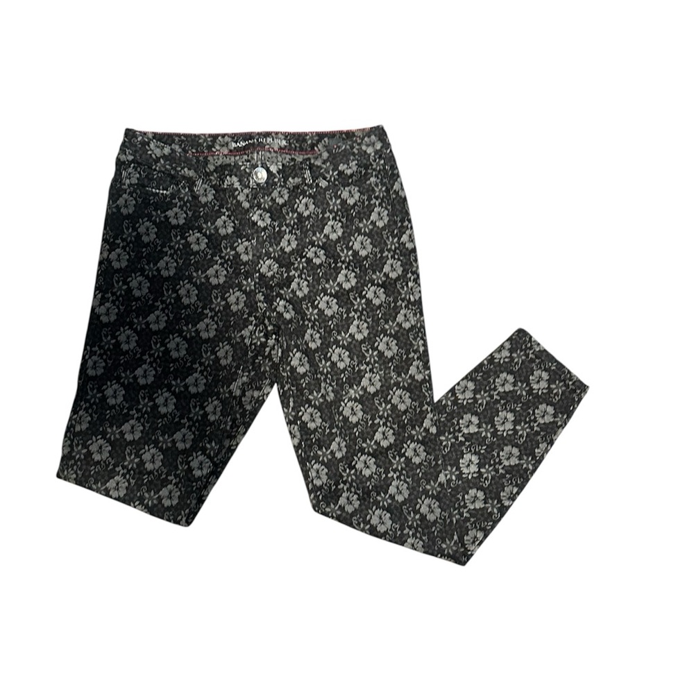 Banana Republic Black and White Patterned Men's Pants